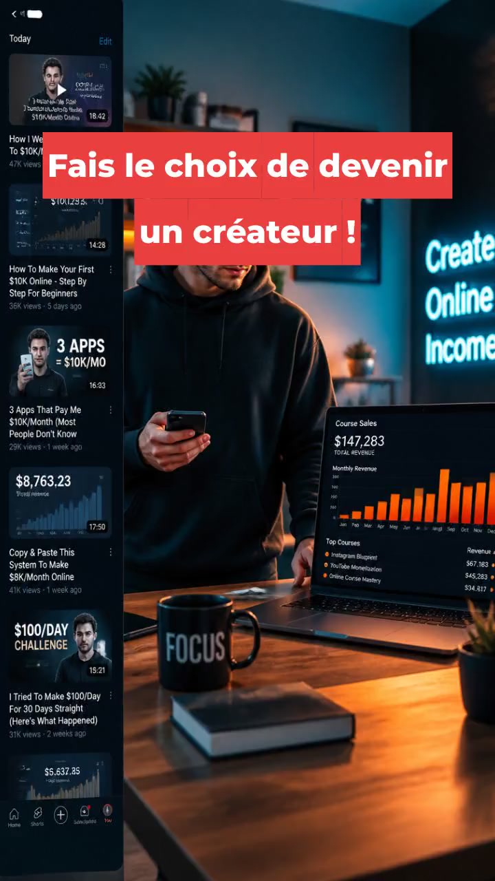 Fais le choix de devenir un créateur !