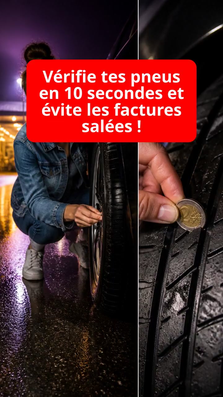 Vérifie tes pneus en 10 secondes et évite les factures salées !