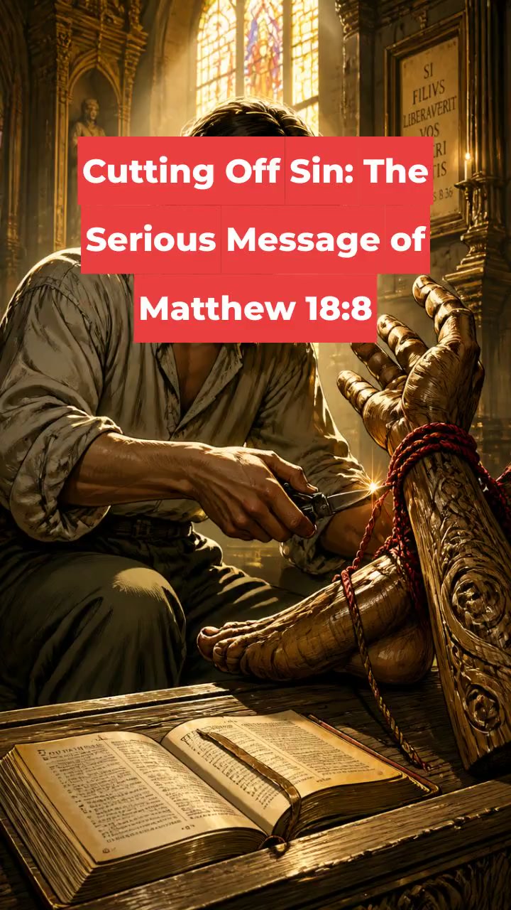 Cutting Off Sin: The Serious Message of Matthew 18:8