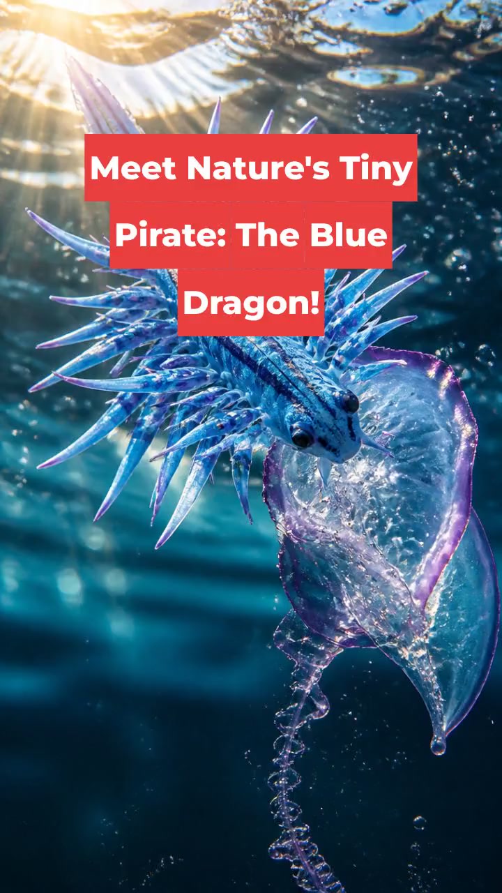 Meet Nature's Tiny Pirate: The Blue Dragon!