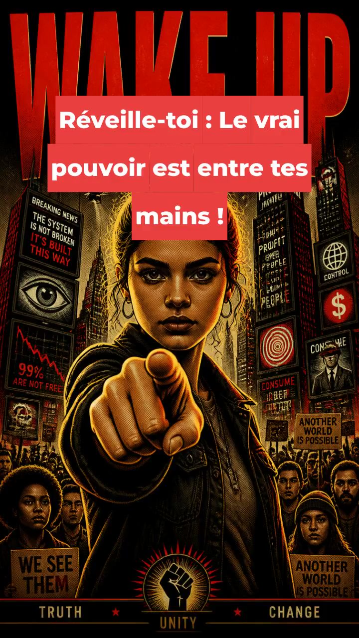 Réveille-toi : Le vrai pouvoir est entre tes mains !