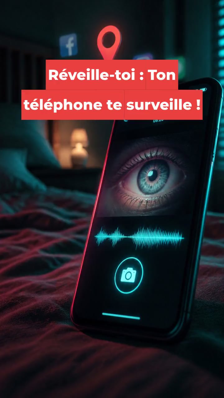 Réveille-toi : Ton téléphone te surveille !