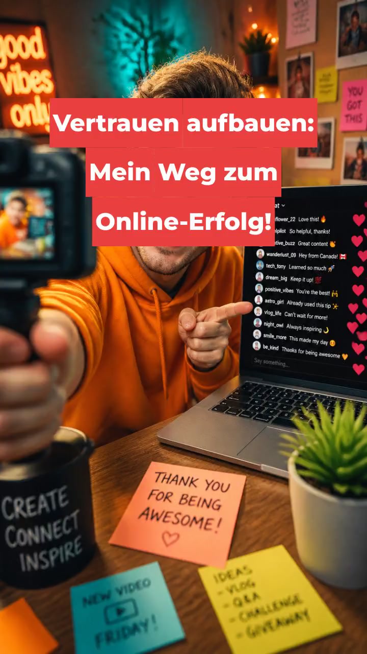 Vertrauen aufbauen: Mein Weg zum Online-Erfolg!