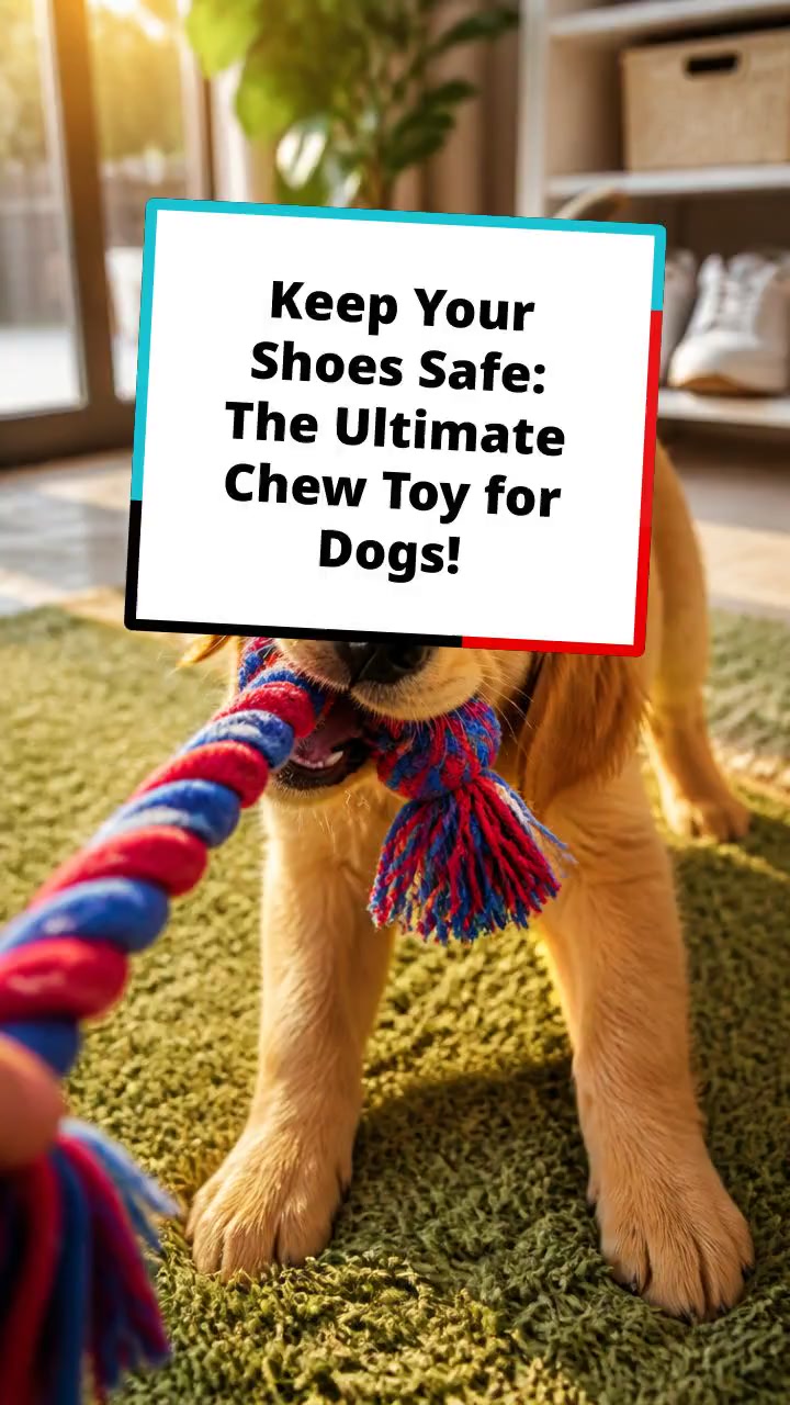Keep Your Shoes Safe: The Ultimate Chew Toy for Dogs!