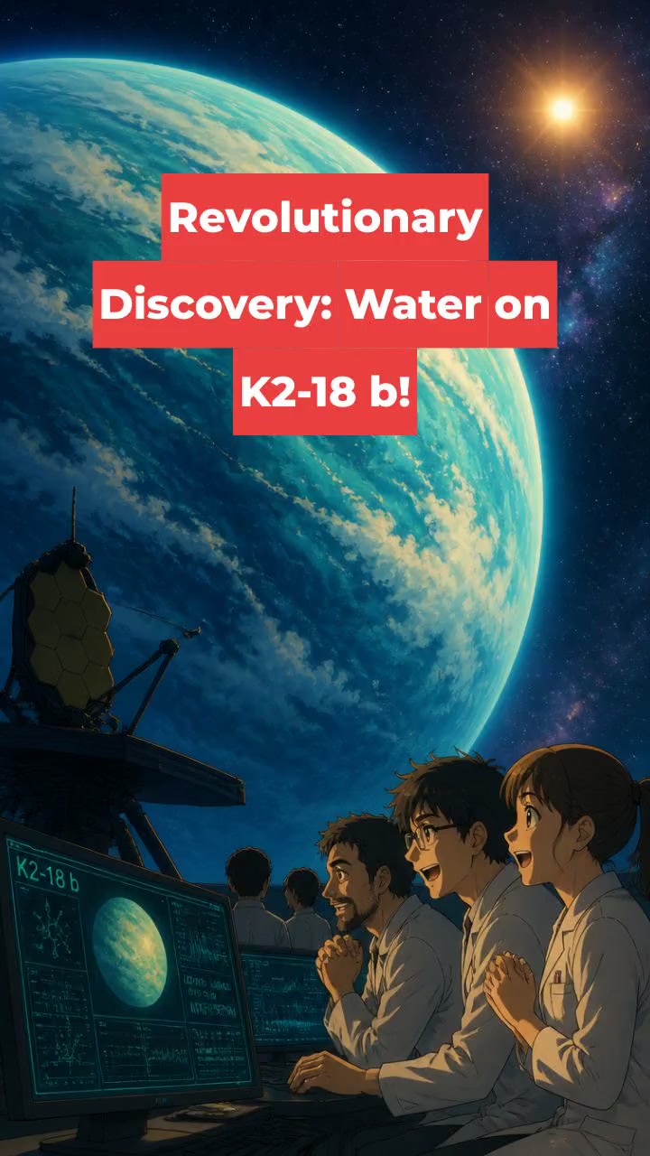 Revolutionary Discovery: Water on K2-18 b!