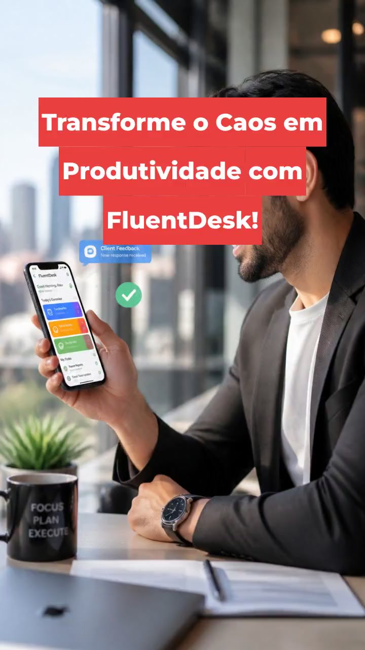 Transforme o Caos em Produtividade com FluentDesk!