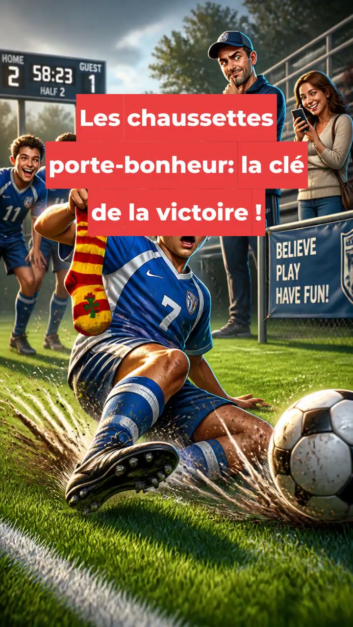 Les chaussettes porte-bonheur: la clé de la victoire !
