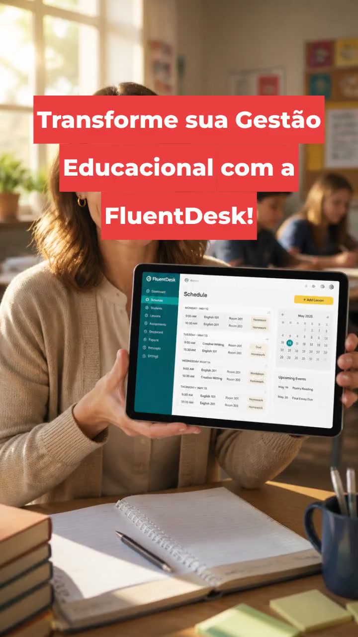 Transforme sua Gestão Educacional com a FluentDesk!