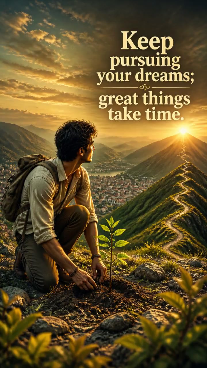 ¡No abandones tus sueños: La espera vale la pena!