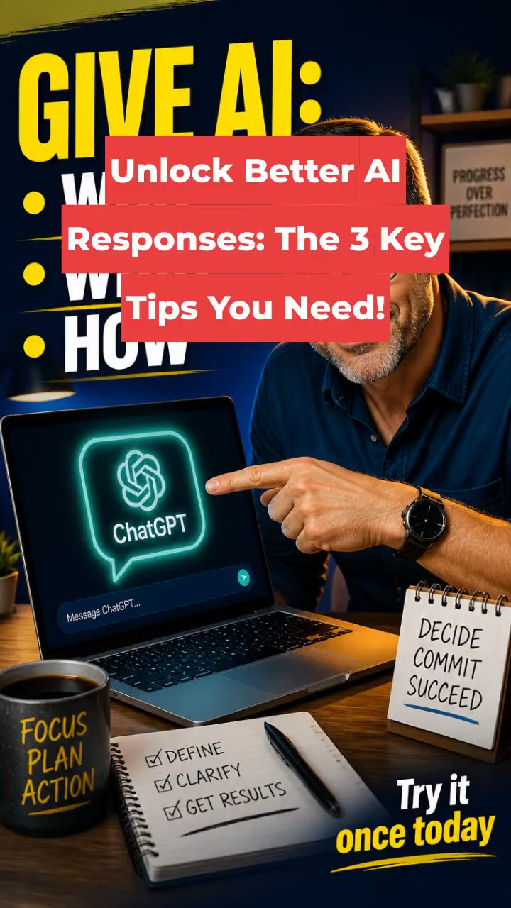 Unlock Better AI Responses: The 3 Key Tips You Need!