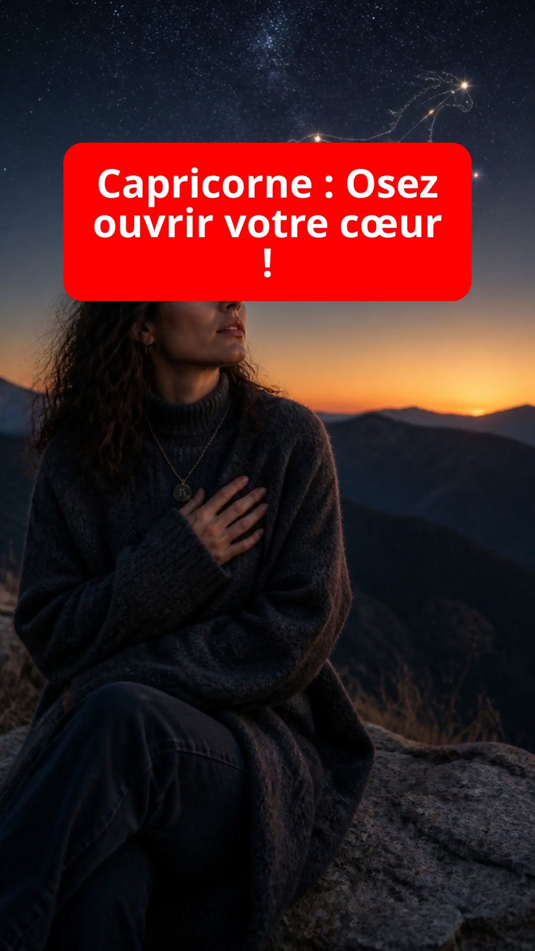 Capricorne : Osez ouvrir votre cœur !