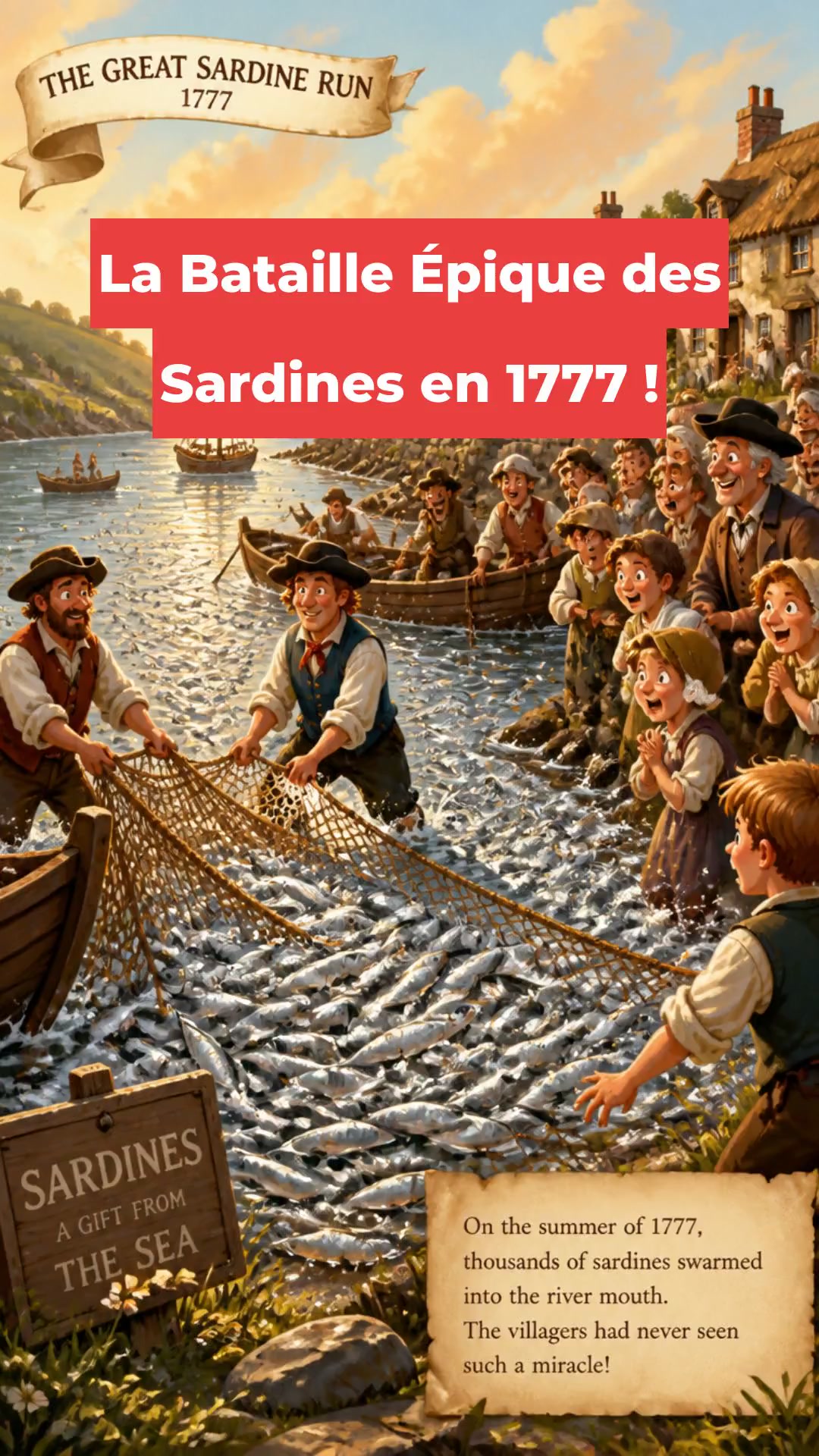 La Bataille Épique des Sardines en 1777 !