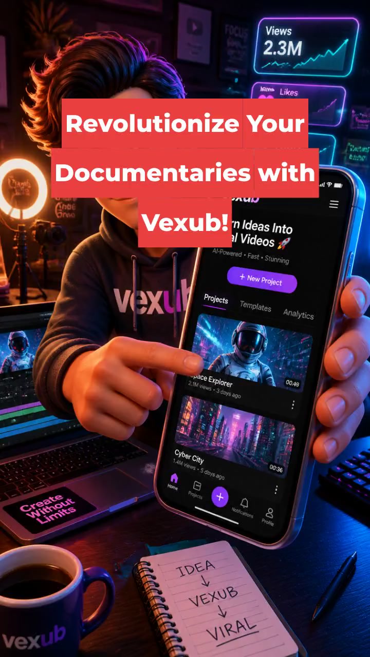 Revolutionize Your Documentaries with Vexub!