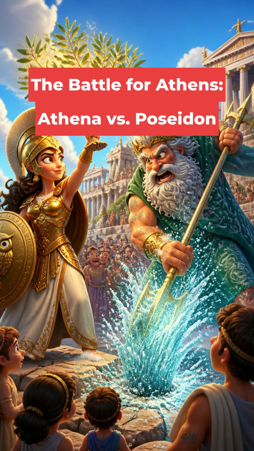 The Battle for Athens: Athena vs. Poseidon