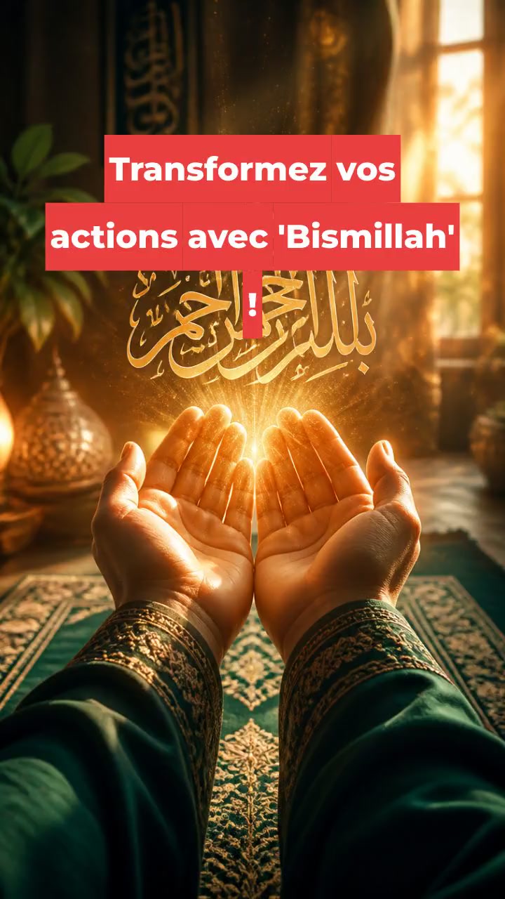 Pourquoi dit-on \"Bismillah\" avant de commencer une action ?