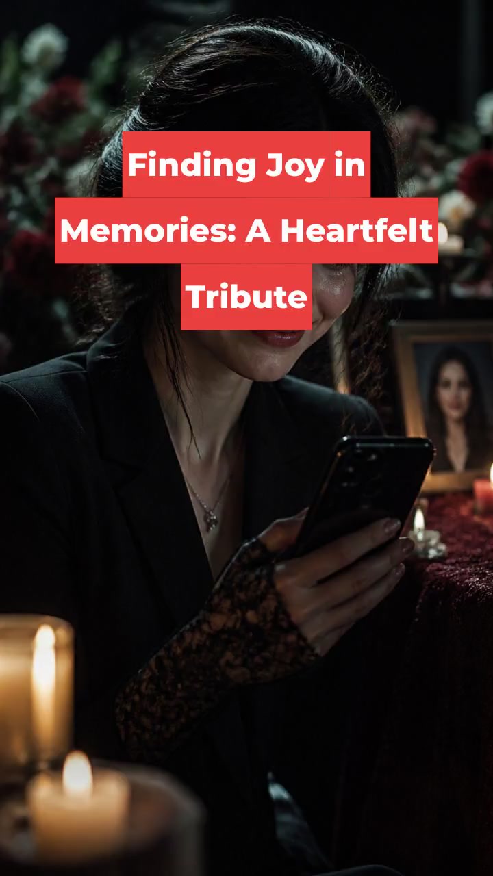 Finding Joy in Memories: A Heartfelt Tribute