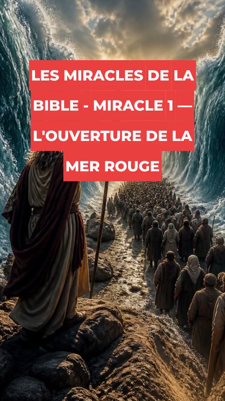 LES MIRACLES DE LA BIBLE - MIRACLE 1 — L'OUVERTURE DE LA MER ROUGE
