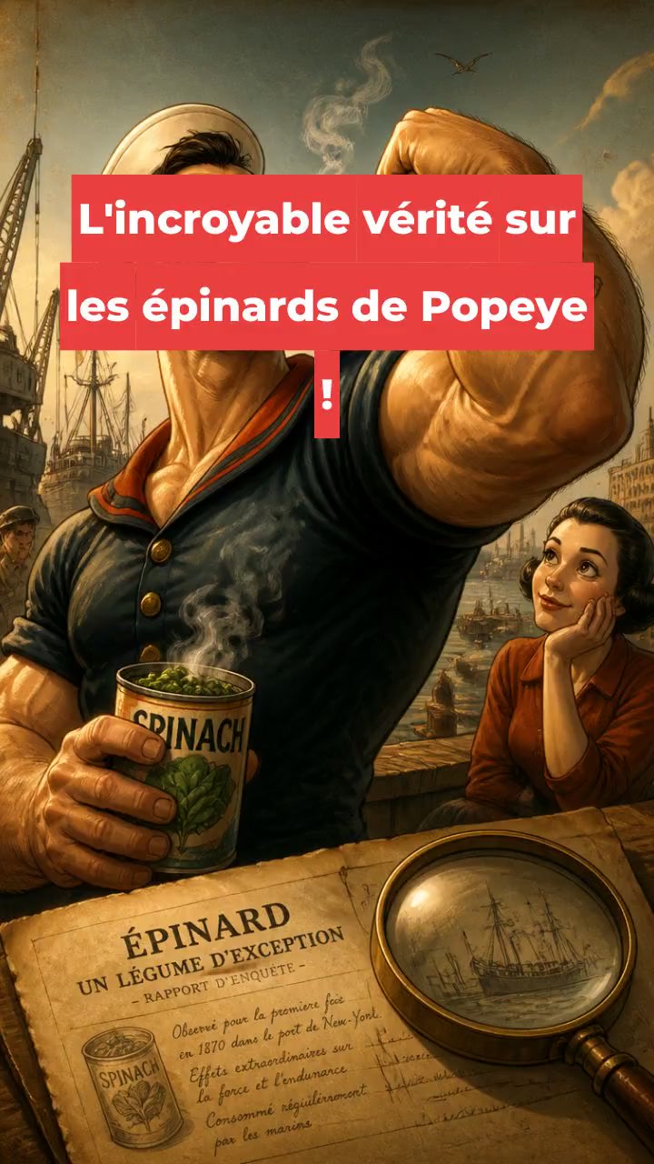 L'incroyable vérité sur les épinards de Popeye !
