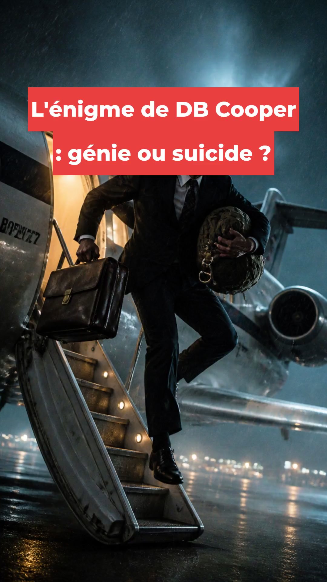 L'énigme de DB Cooper : génie ou suicide ?