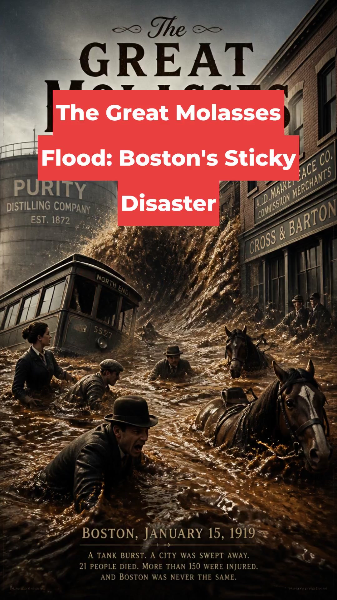 The Great Molasses Flood: Boston's Sticky Disaster