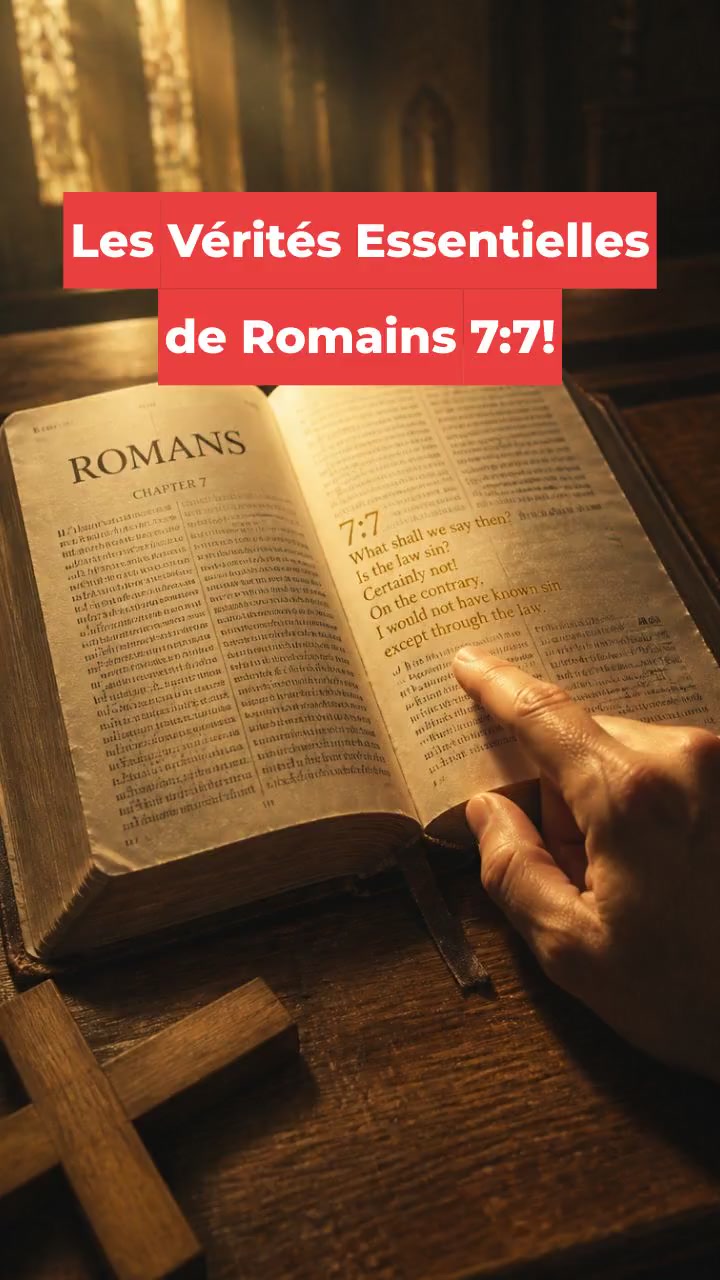 Les Vérités Essentielles de Romains 7:7!