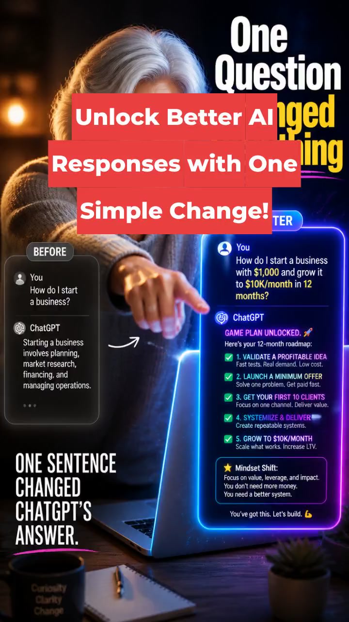 Unlock Better AI Responses with One Simple Change!