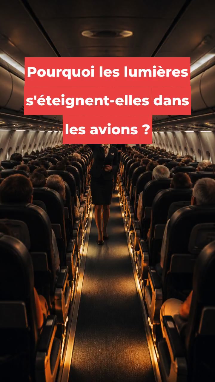 Pourquoi les lumières s'éteignent-elles dans les avions ?
