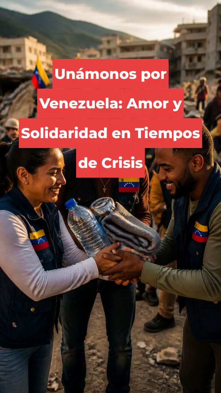 Unámonos por Venezuela: Amor y Solidaridad en Tiempos de Crisis