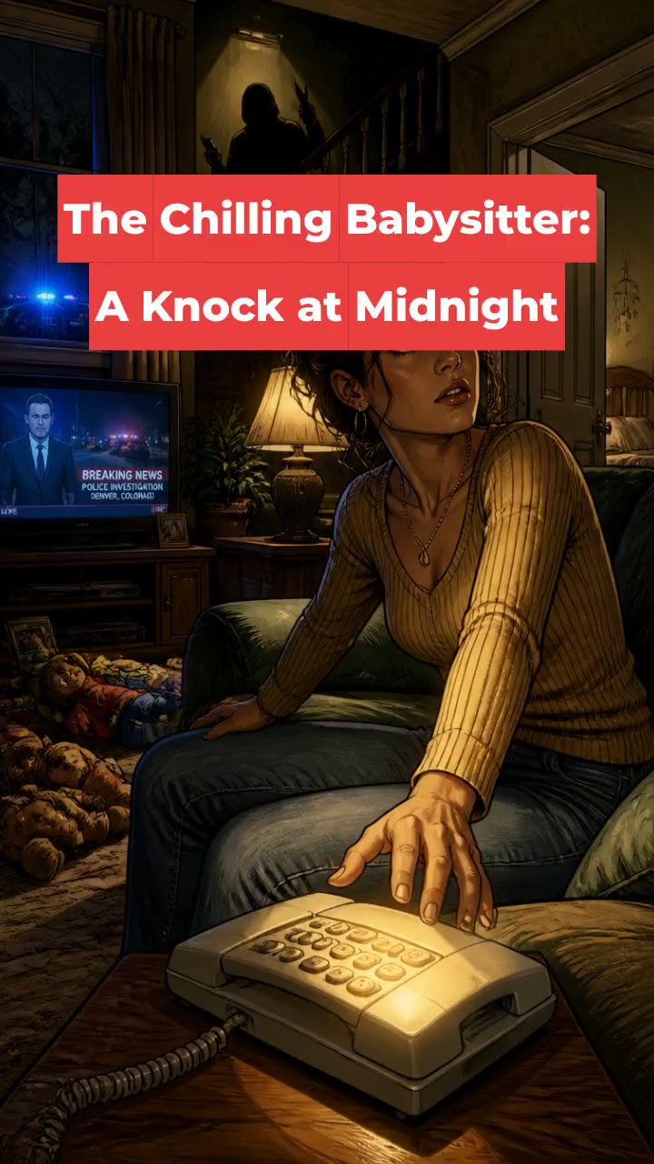 The Chilling Babysitter: A Knock at Midnight