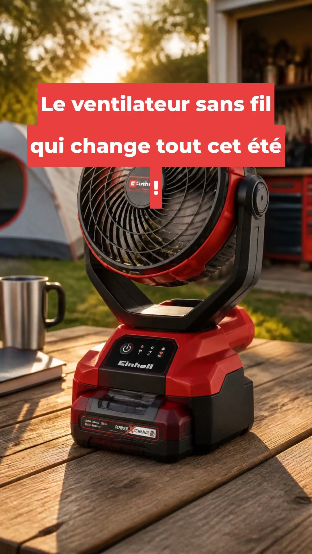 Le ventilateur sans fil qui change tout cet été !