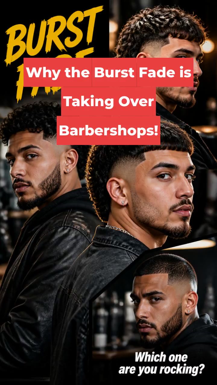 Why the Burst Fade is Taking Over Barbershops!