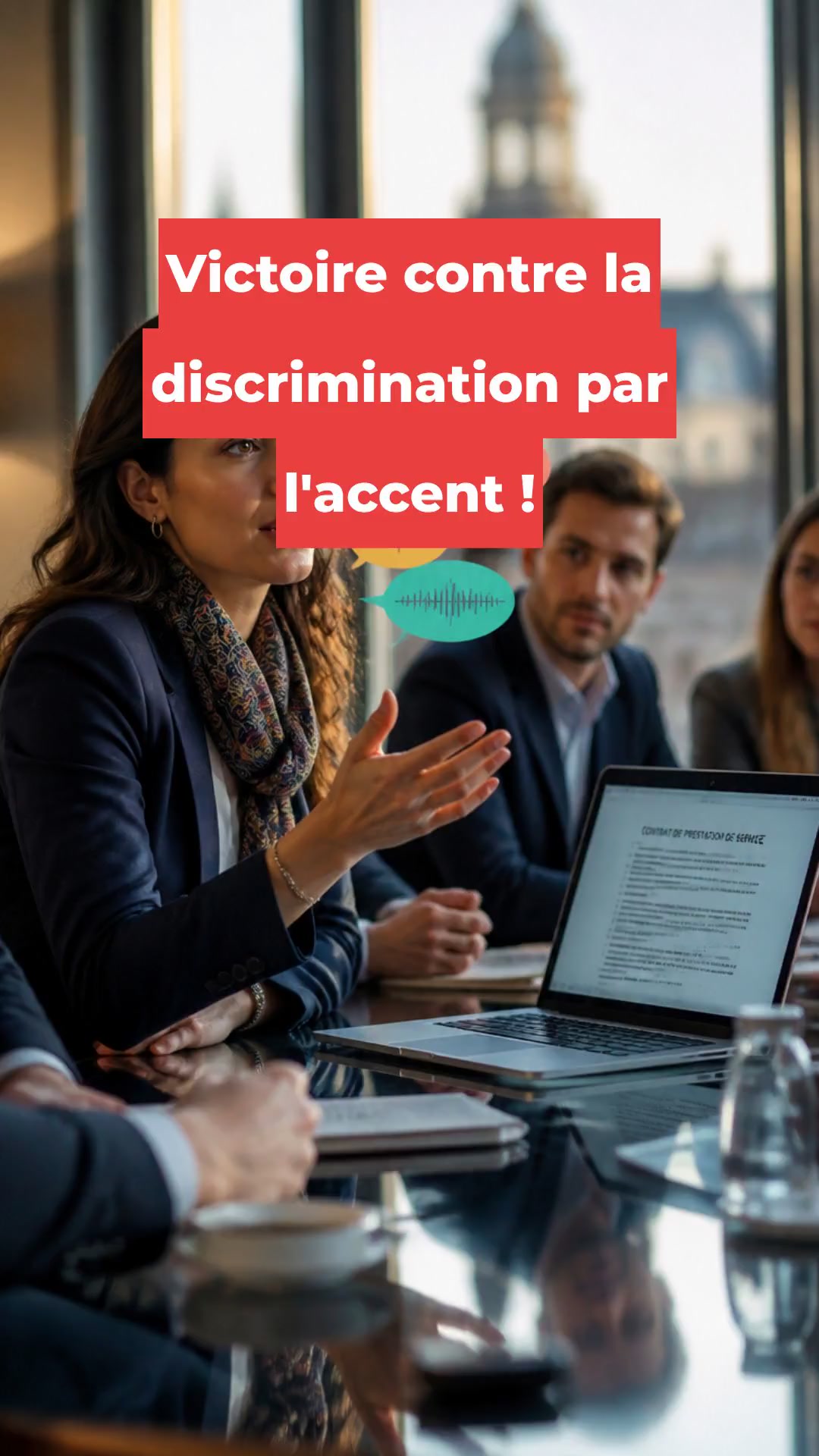 Victoire contre la discrimination par l'accent !