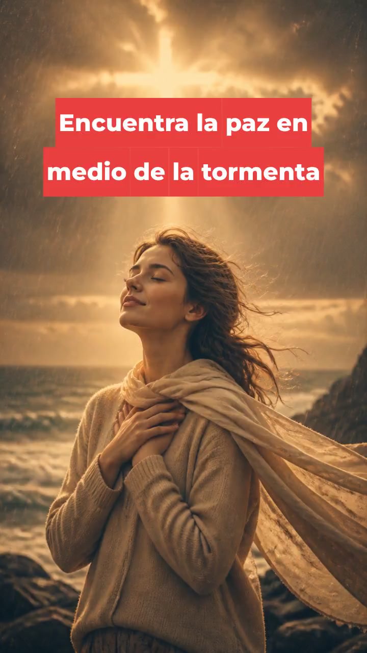 Encuentra la paz en medio de la tormenta
