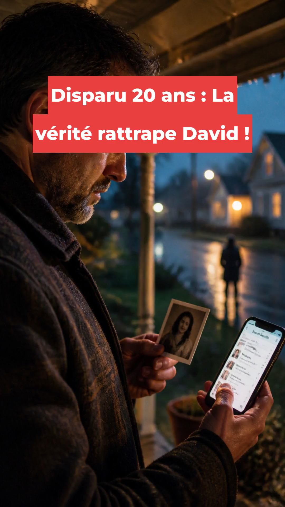 Disparu 20 ans : La vérité rattrape David !