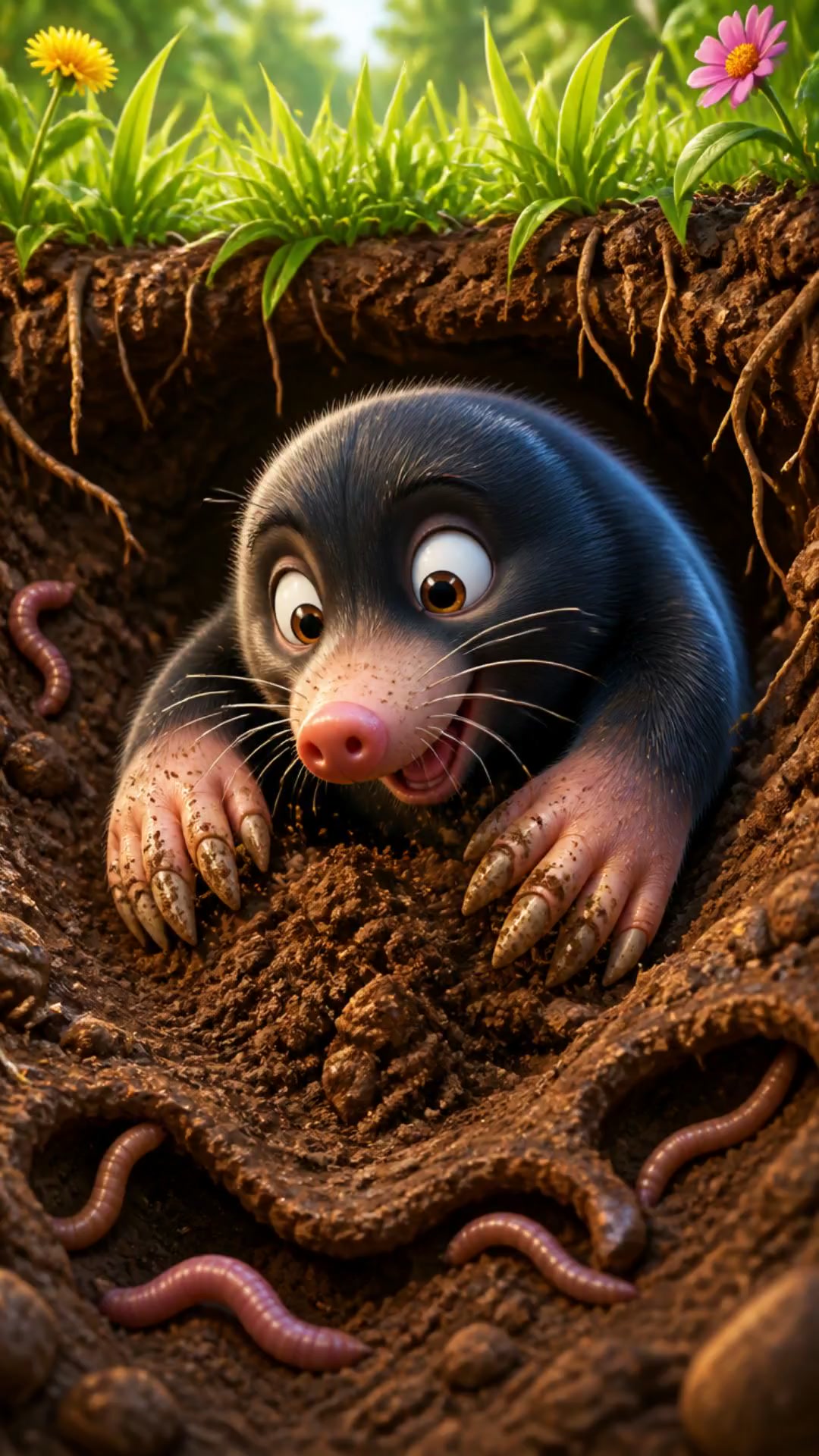 Découvrez la vie cachée de la taupe !