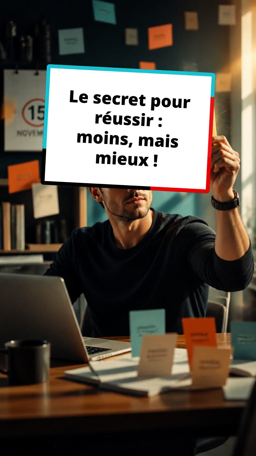 Le secret pour réussir : moins, mais mieux !