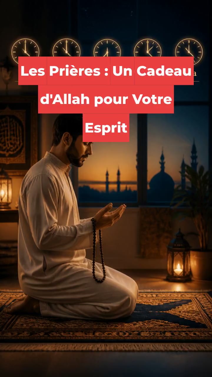 Pourquoi les cinq prières sont-elles réparties tout au long de la journée ?