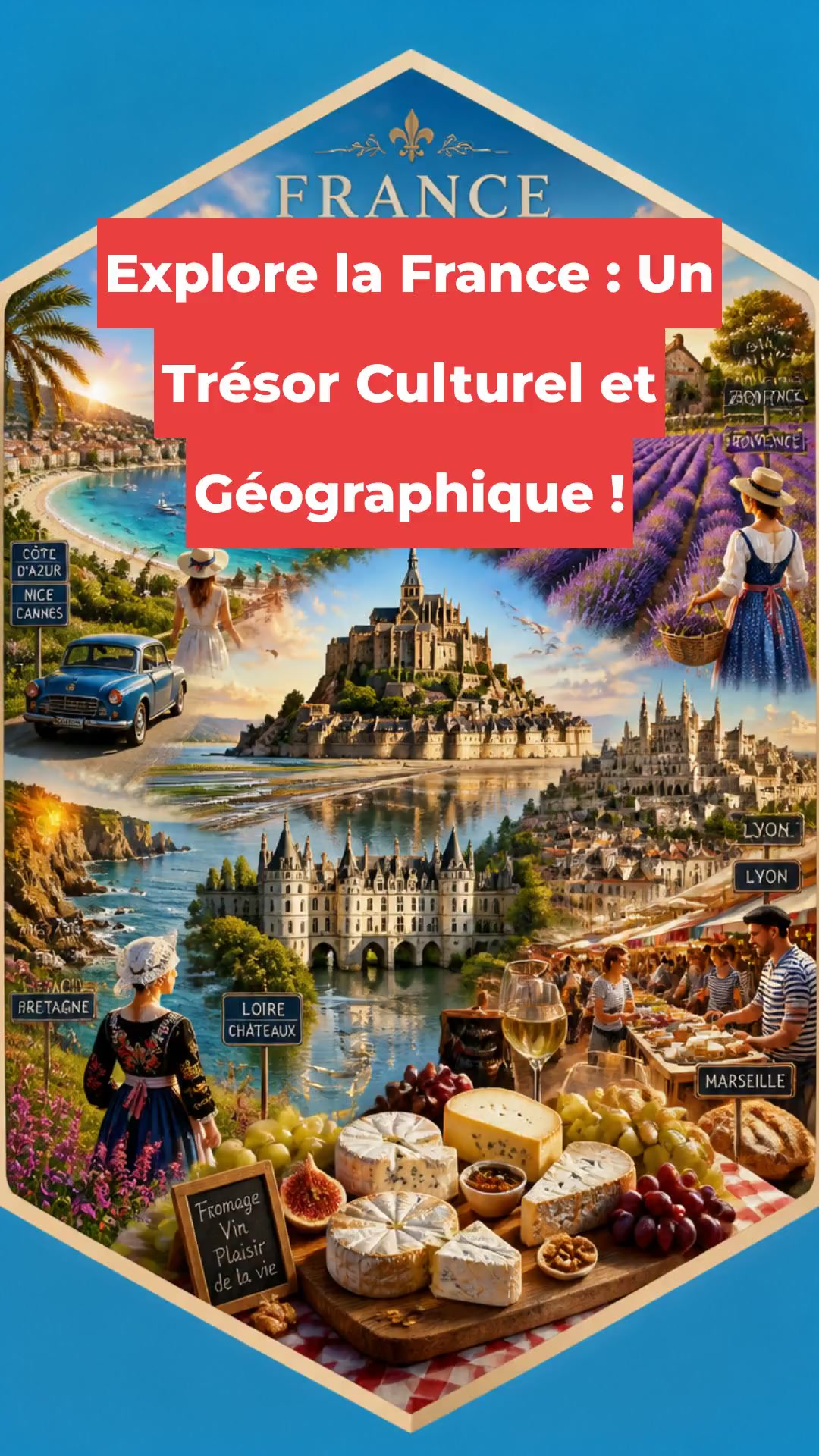 Explore la France : Un Trésor Culturel et Géographique !