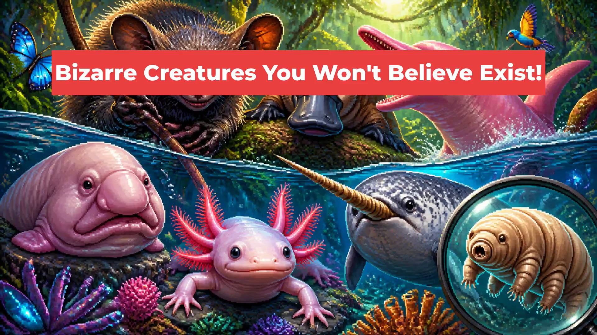 Bizarre Creatures You Won't Believe Exist!