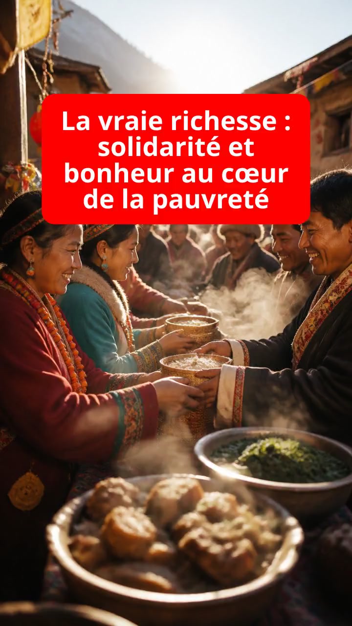 La vraie richesse : solidarité et bonheur au cœur de la pauvreté