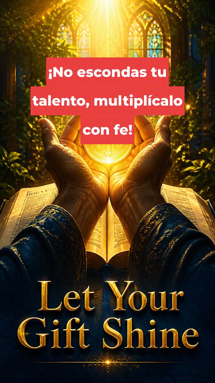 ¡No escondas tu talento, multiplícalo con fe!