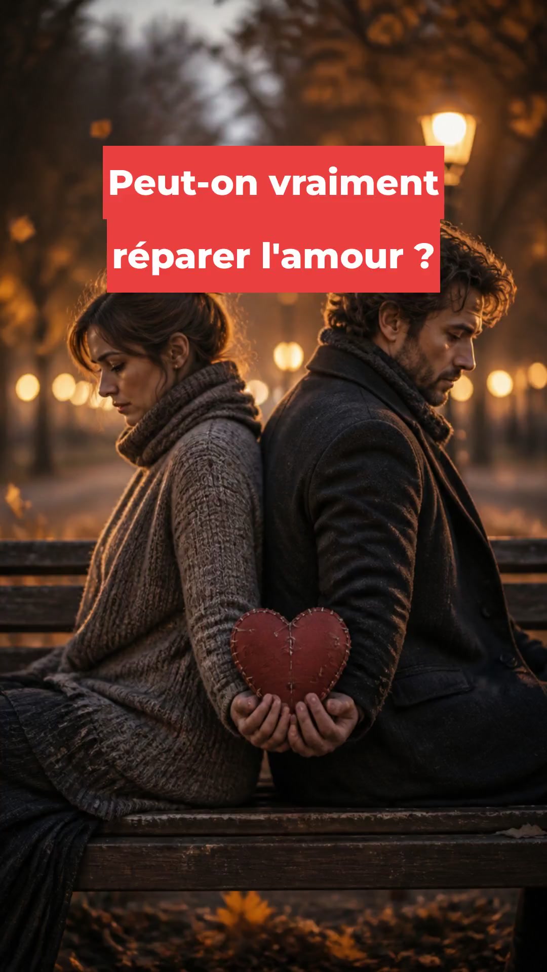 Peut-on vraiment réparer l'amour ?
