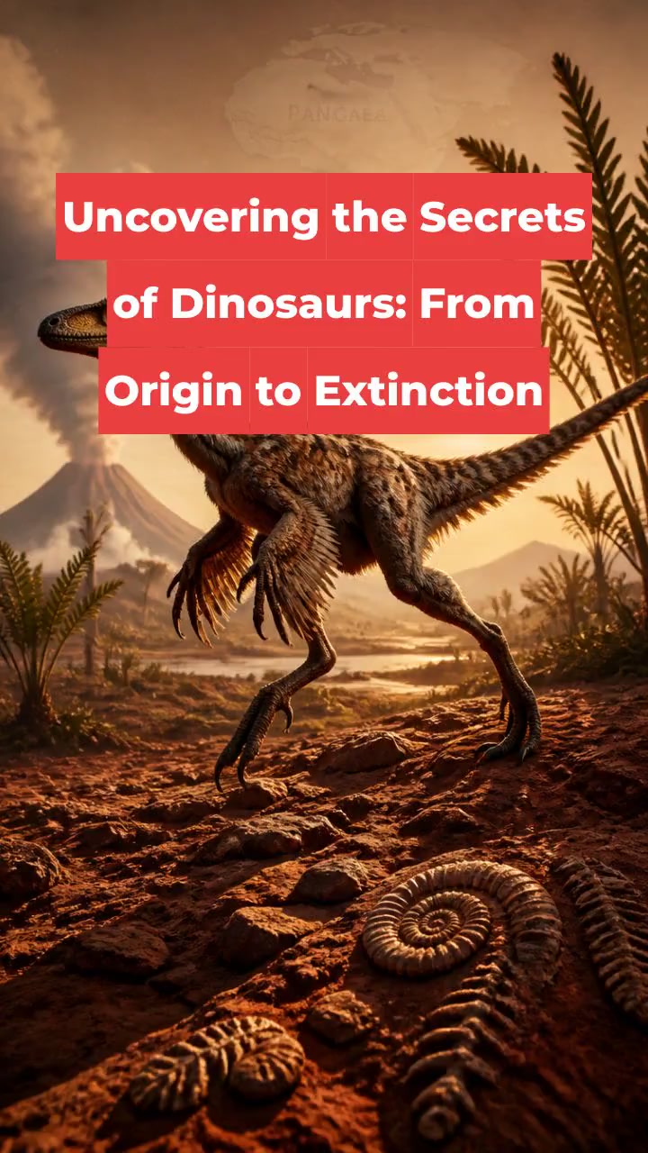 Uncovering the Secrets of Dinosaurs: From Origin to Extinction