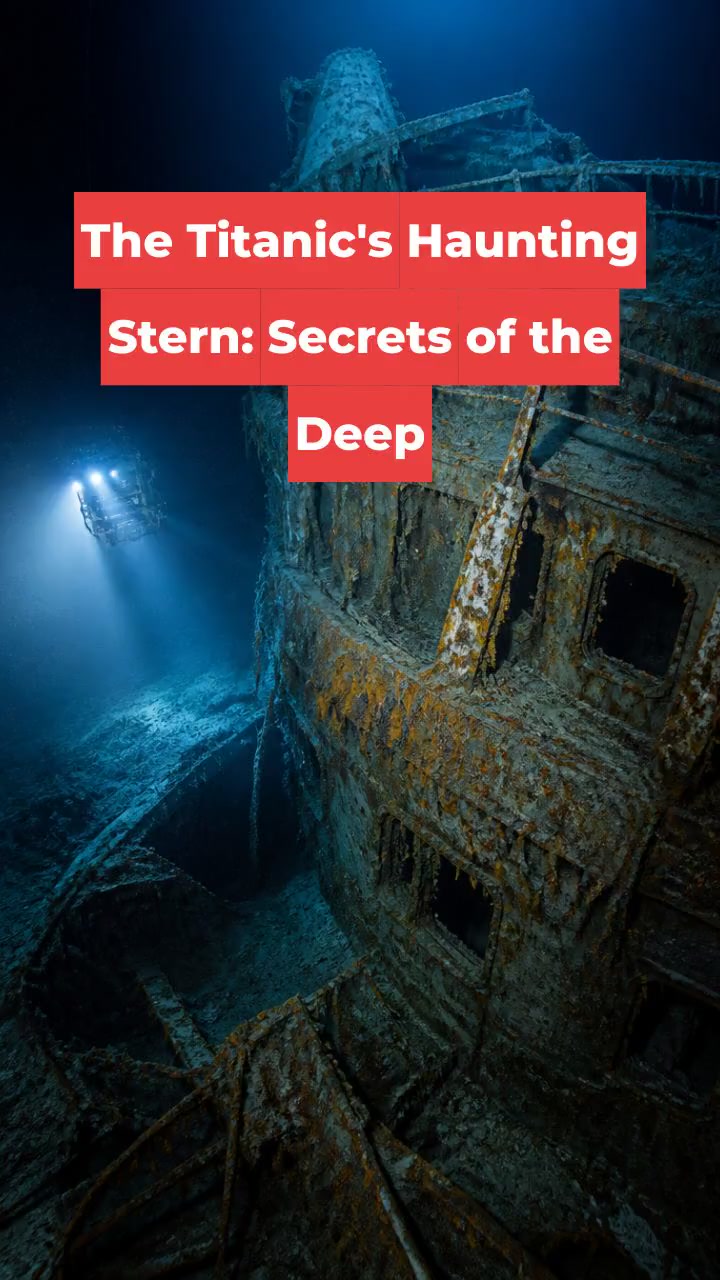 The Titanic's Haunting Stern: Secrets of the Deep