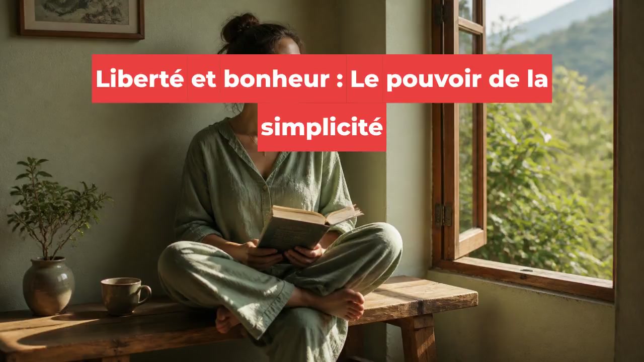 Liberté et bonheur : Le pouvoir de la simplicité