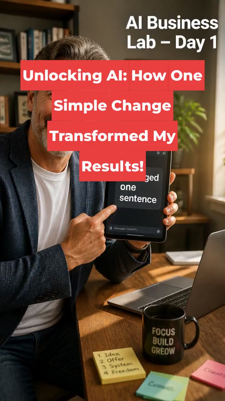 Unlocking AI: How One Simple Change Transformed My Results!
