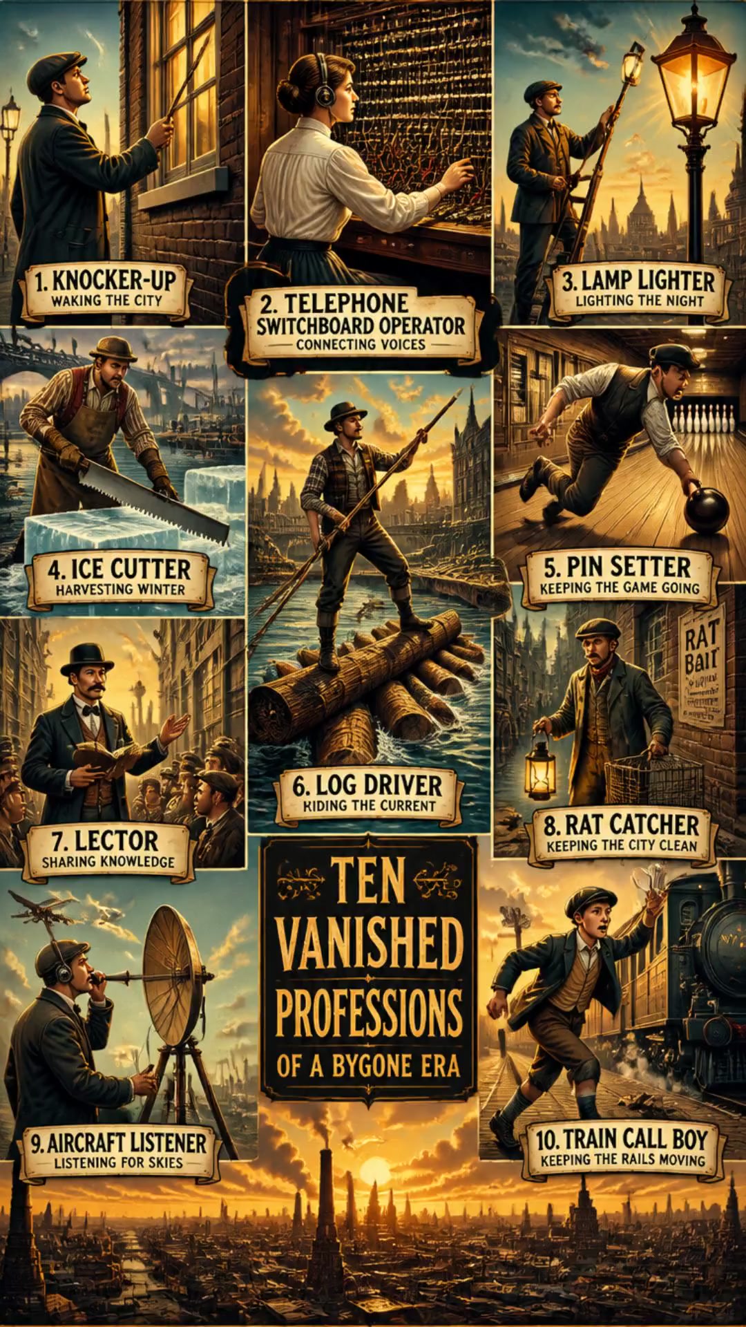 Lost Jobs: The Crazy Professions of the Past!
