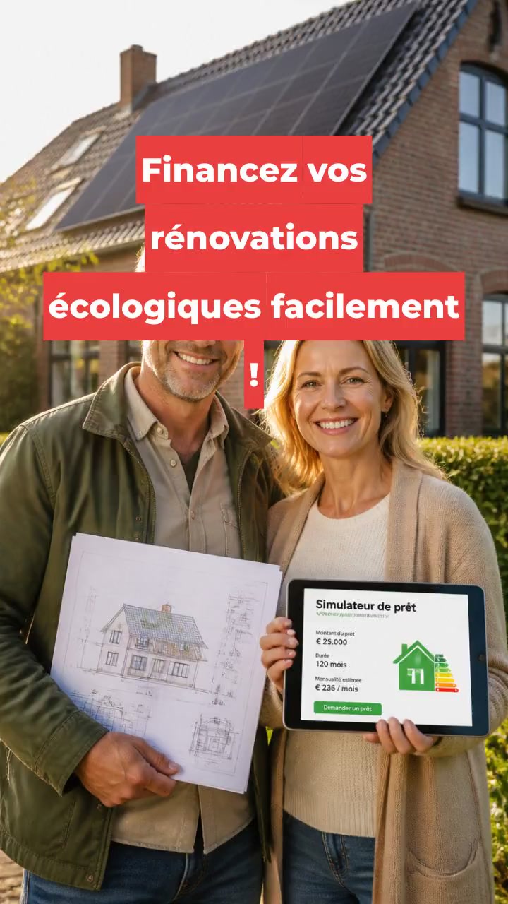 Financez vos rénovations écologiques facilement !
