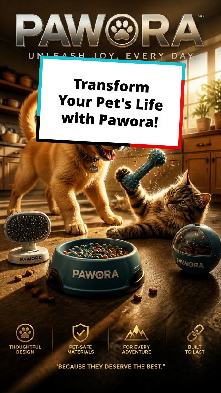 Transform Your Pet's Life with Pawora!