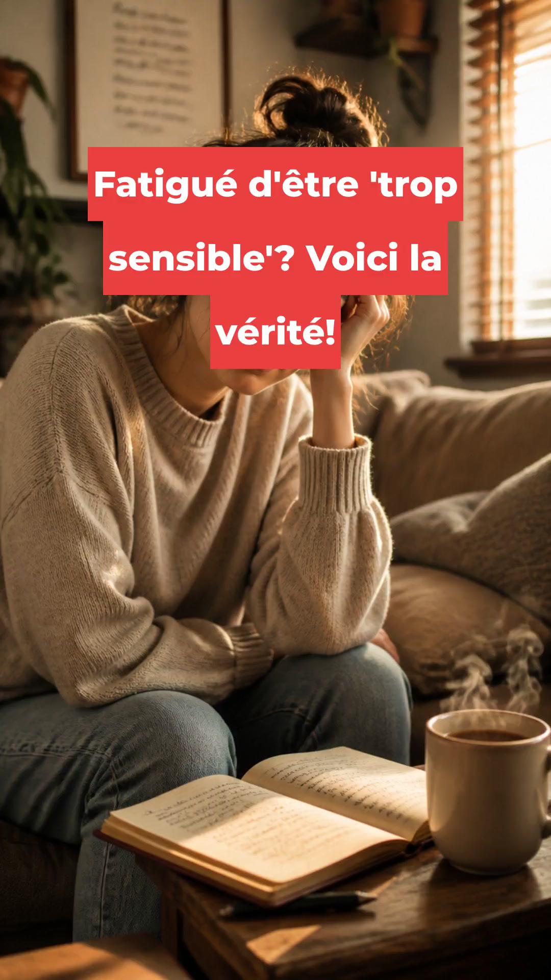 Fatigué d'être 'trop sensible'? Voici la vérité!